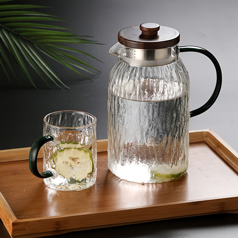Premium Recycled Modern Glass Pitcher – Be Home