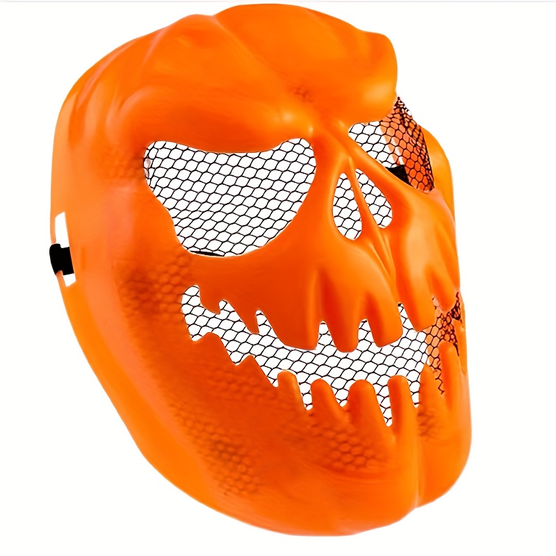 Halloween Terror Ghost Scary Pumpkin Mask Halloween Pumpkin - Temu