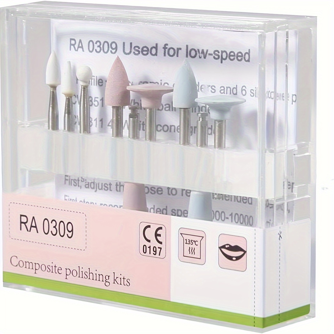 4 Pcs/Box Dental Composite Resin Polishing Kit Dentistry Silicone