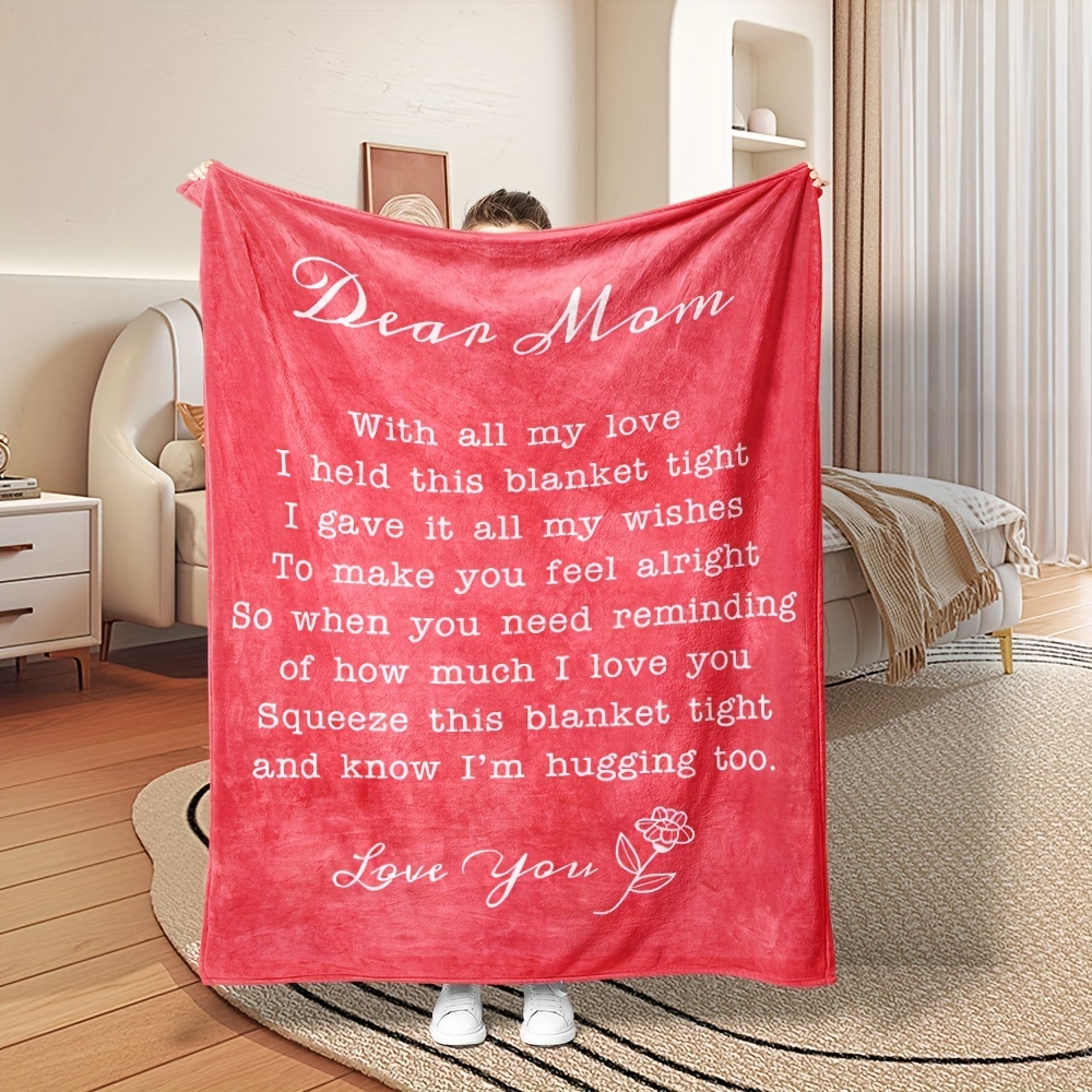 Gifts Blanket For Mom Daughter Gifts For Mom Dear Mom - Temu