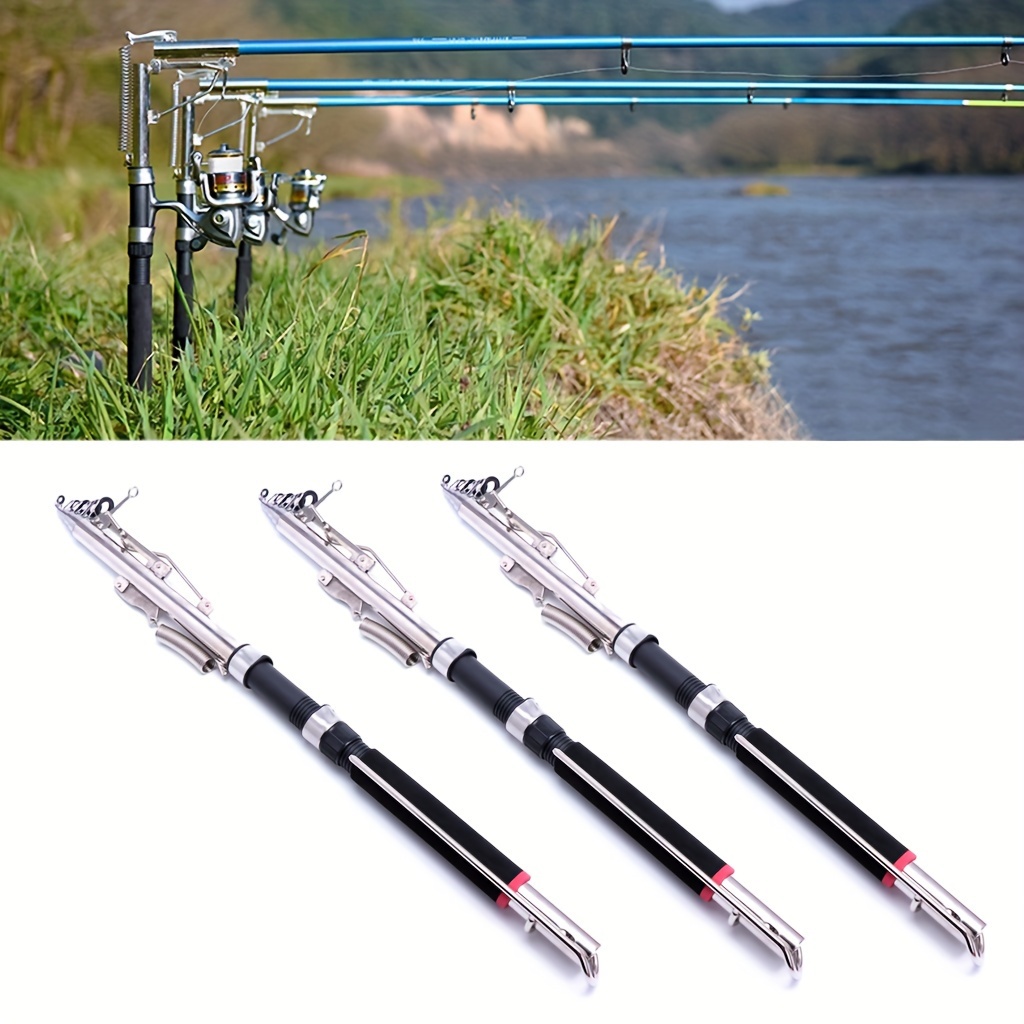 Telescopic Foldable Fishing Rod Portable Glass Fiber Fishing - Temu Canada