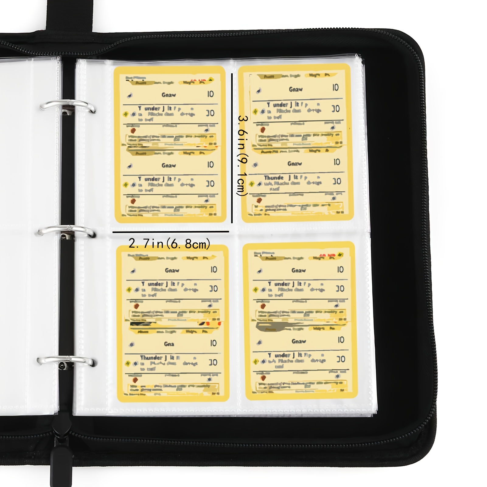 4 Pocket Card Binder 400 Pockets Trading Card Games Temu
