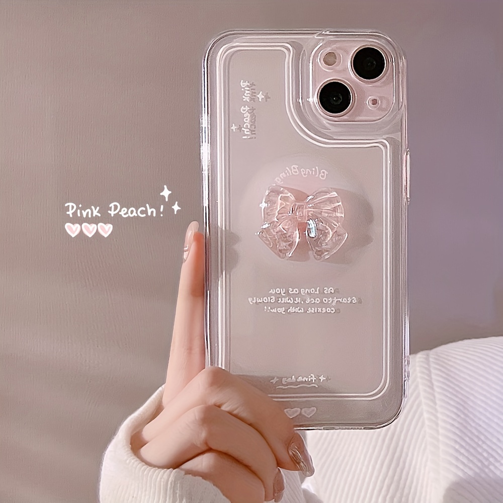 

- Rhinestone Bow, Suitable For Iphone11, Iphone12, Iphone13, Iphone14, Iphone15 Models