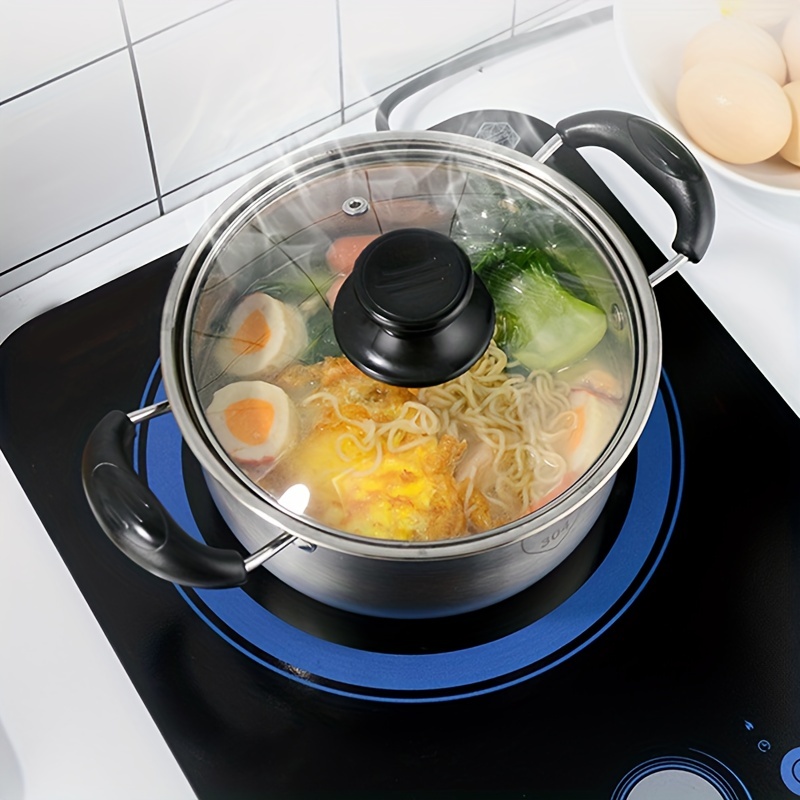 Petit pot à lait vapeur Pot antiadhésif Pot à soupe en acier inoxydable 304  épaissi bébé complément alimentaire Pot marmite : : Cuisine et  Maison