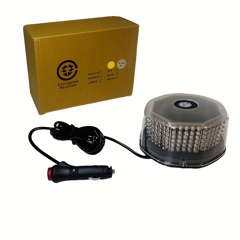 Magnetic AutoControl LED Flashing Orange Light (Installed) - BLED01