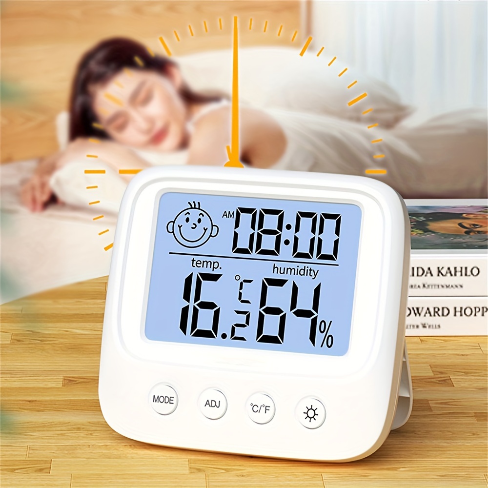 Thermomètre de chambre Hygromètre, 2 pièces Mini haute précision Hygromètre  de salle numérique de haute précision Thermomètre, Température précise
