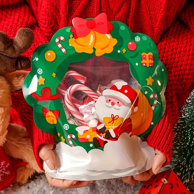 Christmas Decoration Packaging Bag Candy Ziplock Bag - Temu