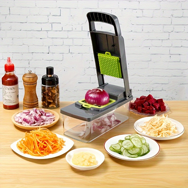 1 Set, 16pcs Multi-functional Vegetable Slicer, Kitchen Potato