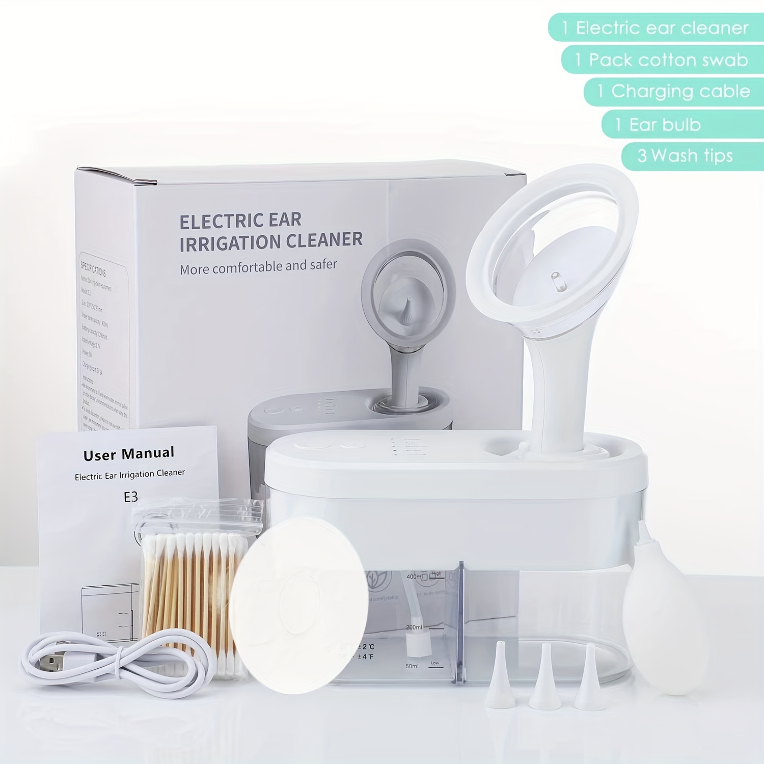 Nettoyeur électrique réutilisable pour les oreilles – mondoshopping-boutique