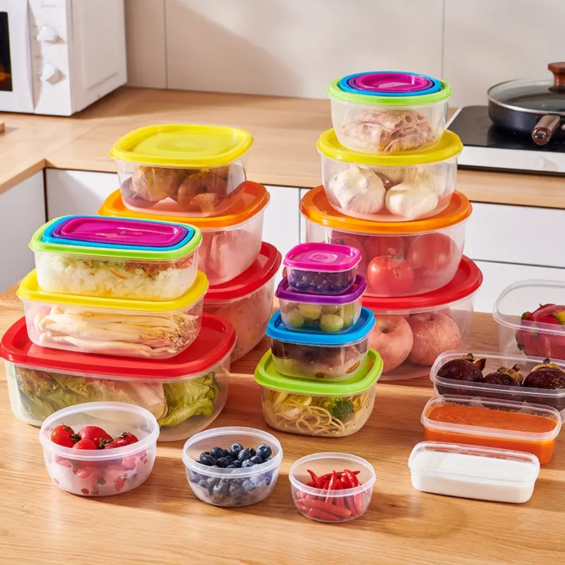 Multipurpose Reusable Fresh-keeping Boxes,food Storage Containers With  Lids,for Fridge Fresh-keeping Boxes, Lunch Bento Boxes, Leak-proof Prep  Containers,essential For Going Out And Camping - Temu