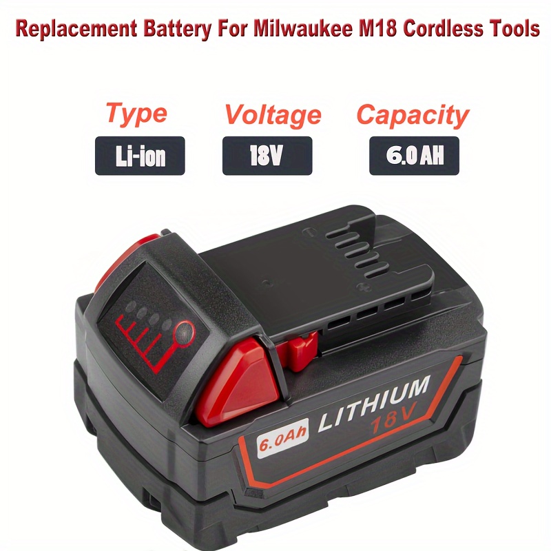 1pc Adaptador Batería Mil18dl Convertir Batería Milwaukee M - Temu Chile