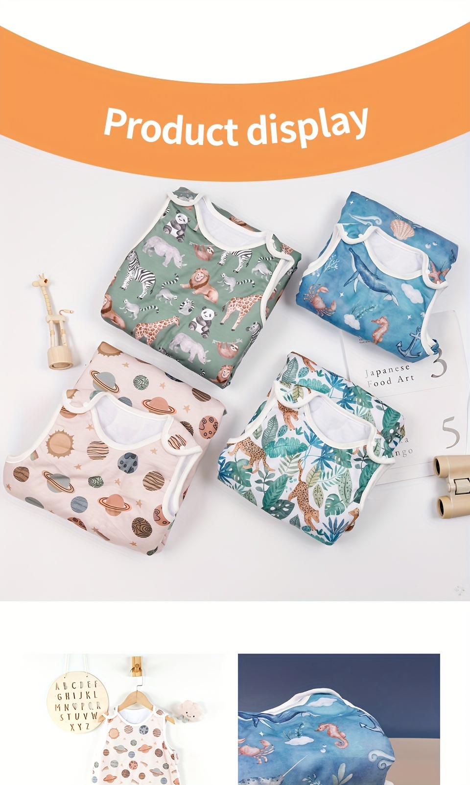 cozy cute cartoon print sleeveless sleeping bag thick polyester single person multicolor details 7