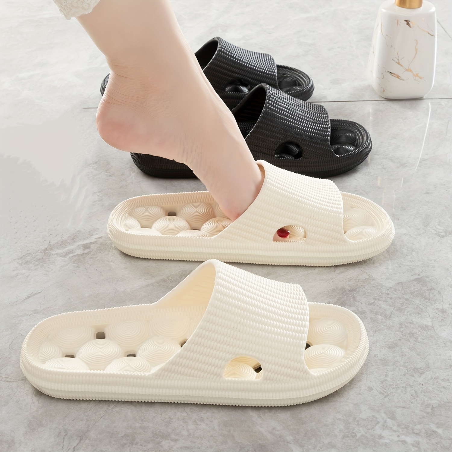 Thick Comfortable Slides - Temu