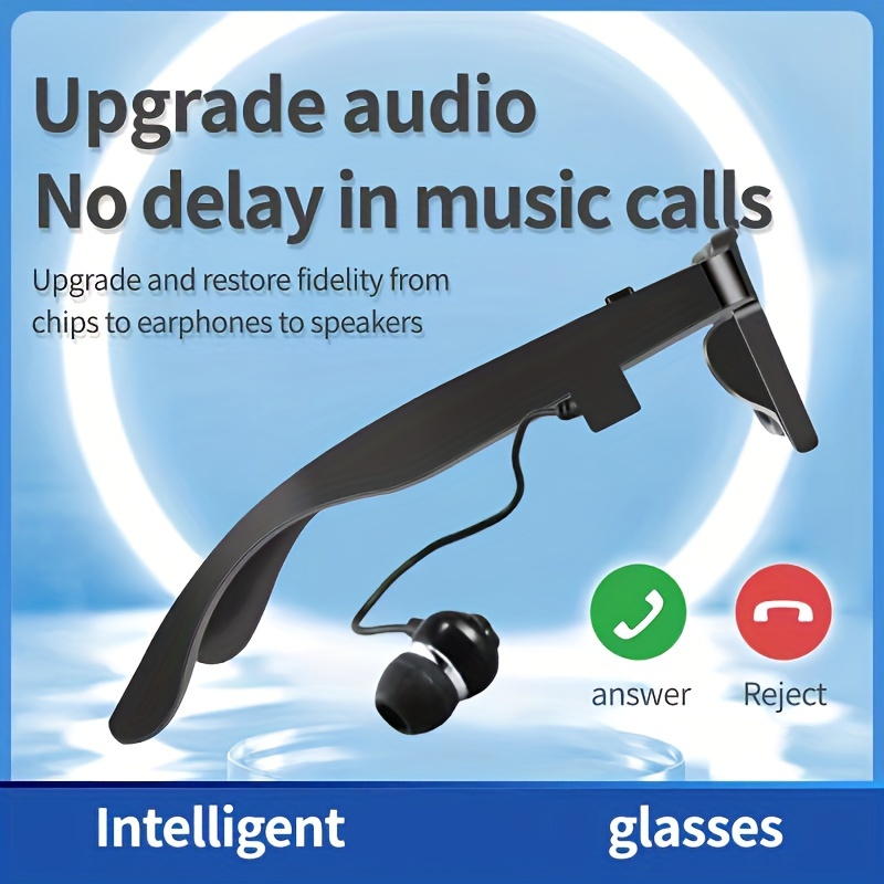 Smart Audio Sunglasses, Stereo Speakers, Hands-Free Wireless Calling, Music  Sports Glasses For Women Men