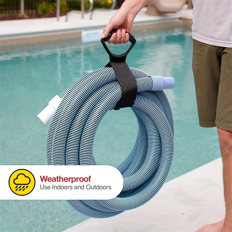 Easy-Carry Wrap-It Storage Straps - 22” (2-Pack) – Heavy-Duty Hook and Loop  Cord Carrying Strap, Hanger, and Organizer with Handle for Pool Hoses