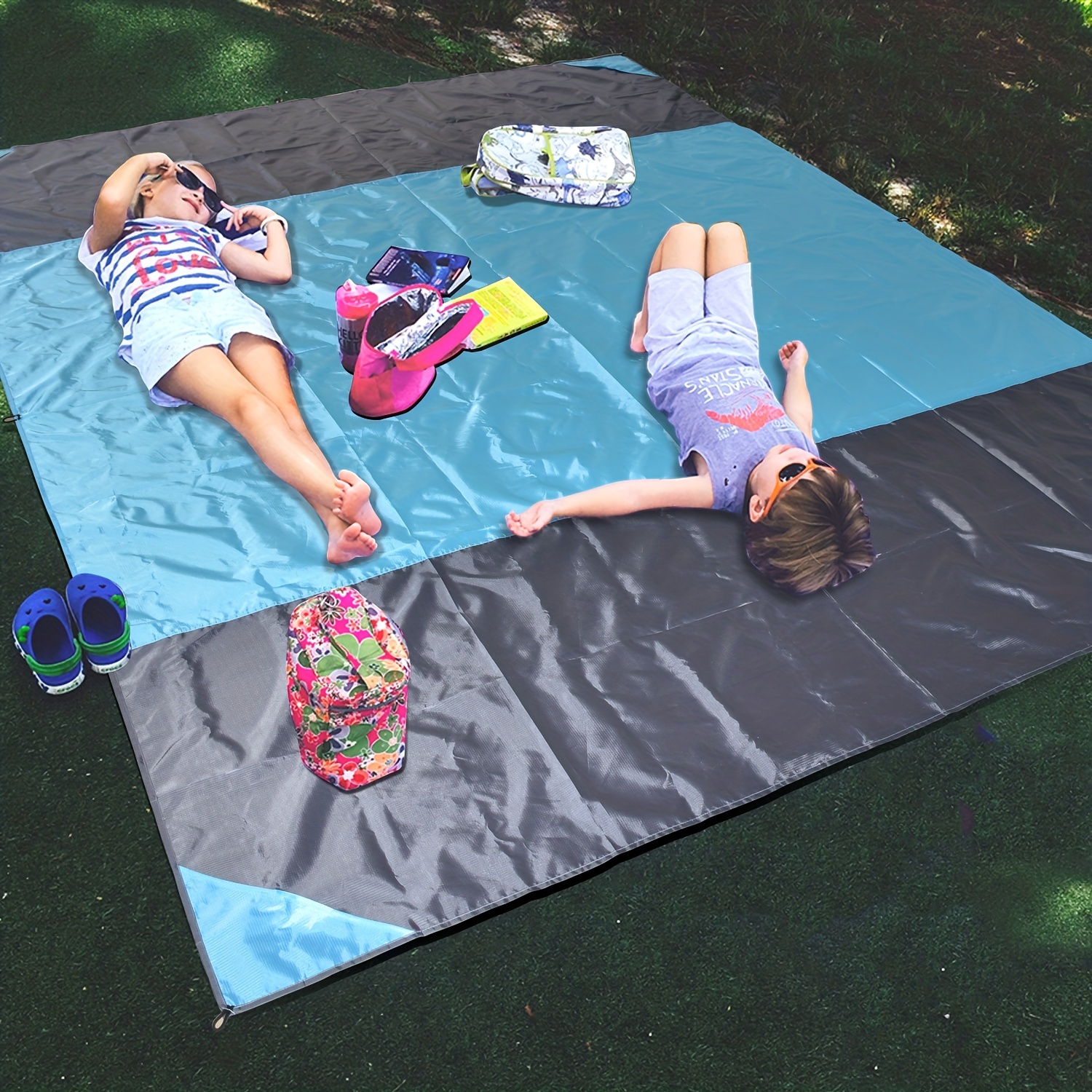 104 84 Beach Blanket Waterproof Sandproof Soft Fast Drying Perfect 4 8  Adults Outdoor Blanket Travel Camping Hiking Beach Party - Sports & Outdoors  - Temu