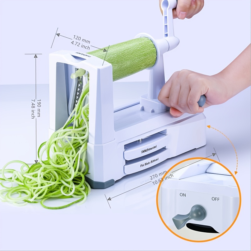 Sboly Vegetable Spiralizer - Vegetable Slicer with 7 Cutter Blades NEW