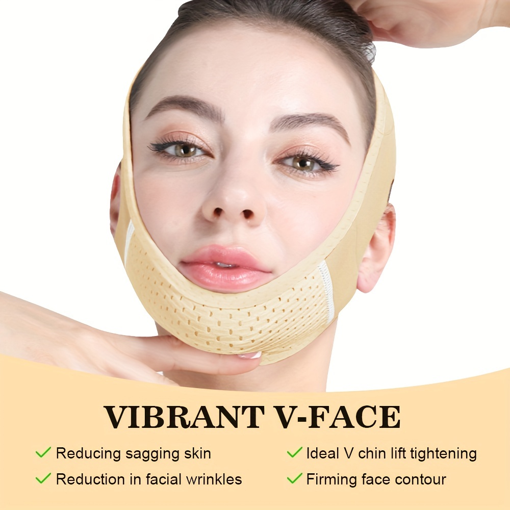 Cheap Reusable V Line Mask Facial Slimming Strap V Face Mask Bandage Face  Lift Belt