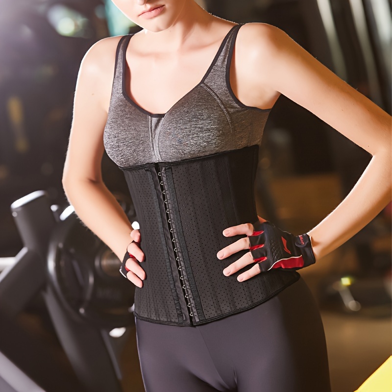 Waist Trainer Trimmer Belt, Tummy Control Zipper Compression Wrap Cincher,  Women's Underwear & Shapewear