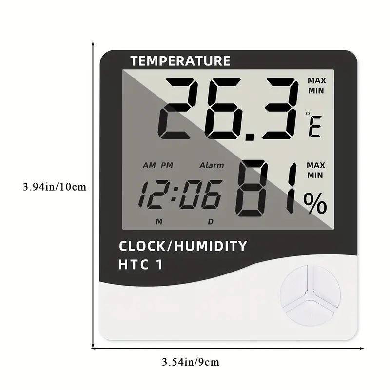1pc thermomètre électronique intérieur, thermomètre haute précision  température intérieure humidité ménage température ambiante électronique  numérique - Temu Switzerland