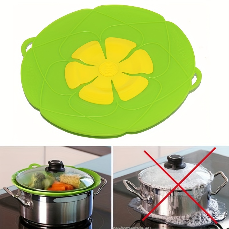 Silicone Lid Spill Stopper Cooking Steamer Microwave Splash Guard