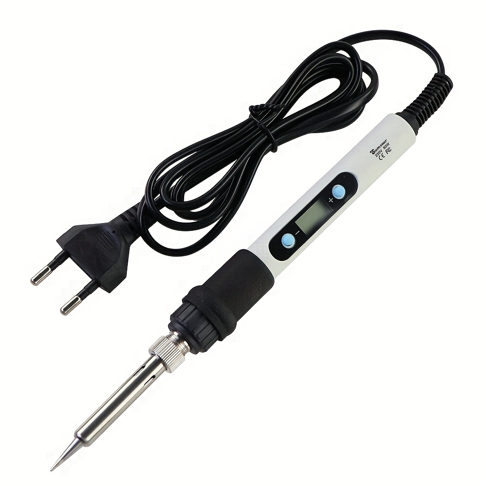 

Adjustable Temperature Solder Iron 80w 220v/ 110v Lcd Electric Soldering Iron Welding Repair Tools