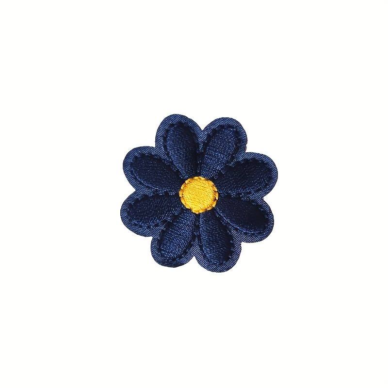  SEWACC 78 parches de tela bordados para niños, parches de  flores para niños, parches de flores para agujeros, parches de margaritas  de hierro, parches para ropa, insignias multicolor de poliéster 