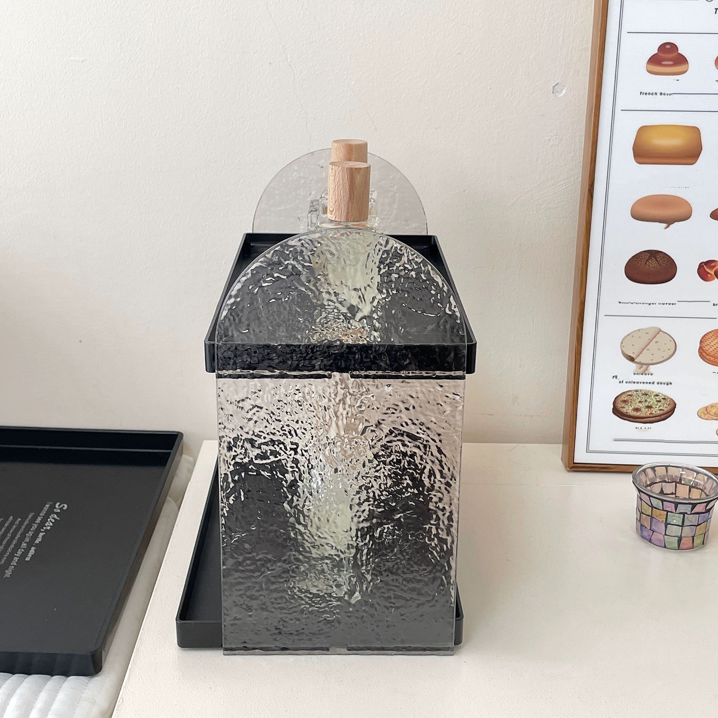 Glacier Pattern Storage Rack Double layer Aromatherapy Perfume Cosmetics Display