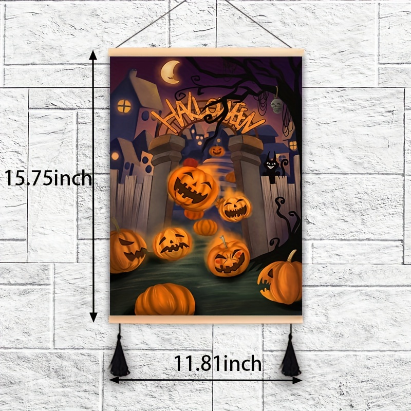 1pc Halloween Hanging Painting Small Size Halloween Holiday Series ...