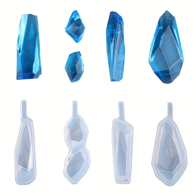 Molde Silicona Resina Cristal En Forma Iceberg Decoración - Temu