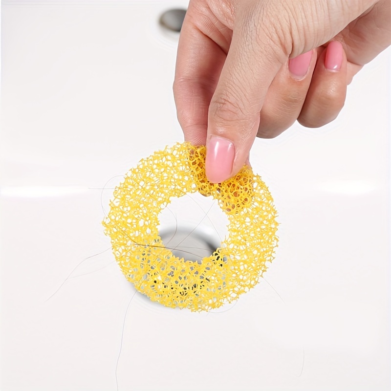 Image of 24pcs Of Drain Filters, Sink Hair Catchers, Basin Clog Prevention Additions, Kitchen And Bathroom Products, Bathtub Drain Protectors And Filters