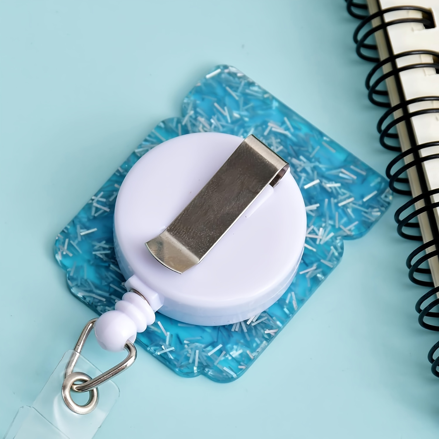 Retractable Badge Reel Holder with ID Clip for Nurse Nursing Name Tag Card  Funny Cute Pharmacy Pharmacist Nursing Student Teacher Doctor RN Medical