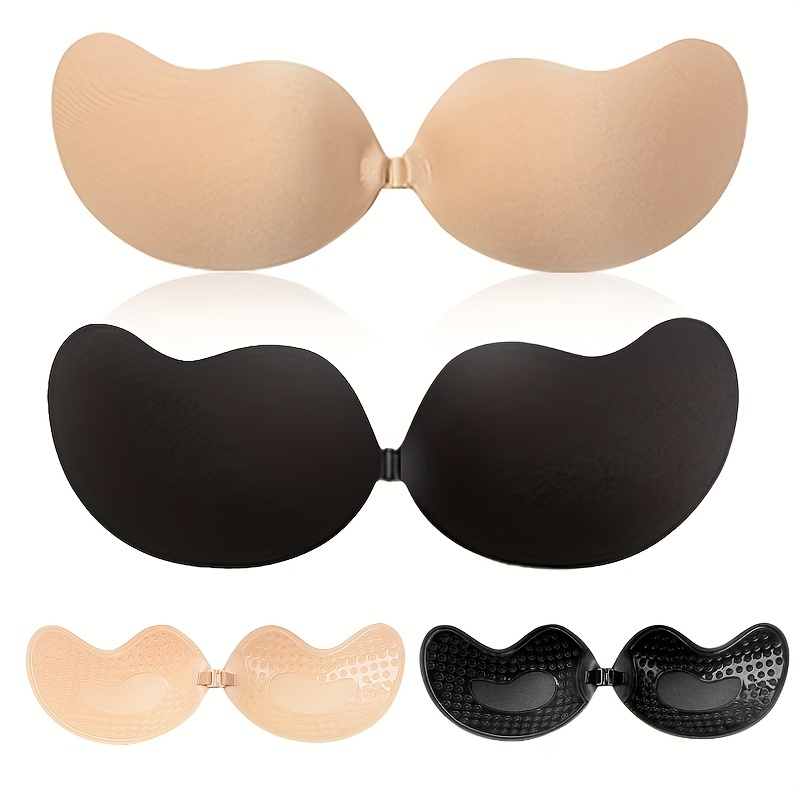 Women Sticky Bra Silicone Chest Stickers B C Cup Black Invisible Push Up  Cup Bra Mango Invisible Cover Bra Pad Sexy Strapless - AliExpress