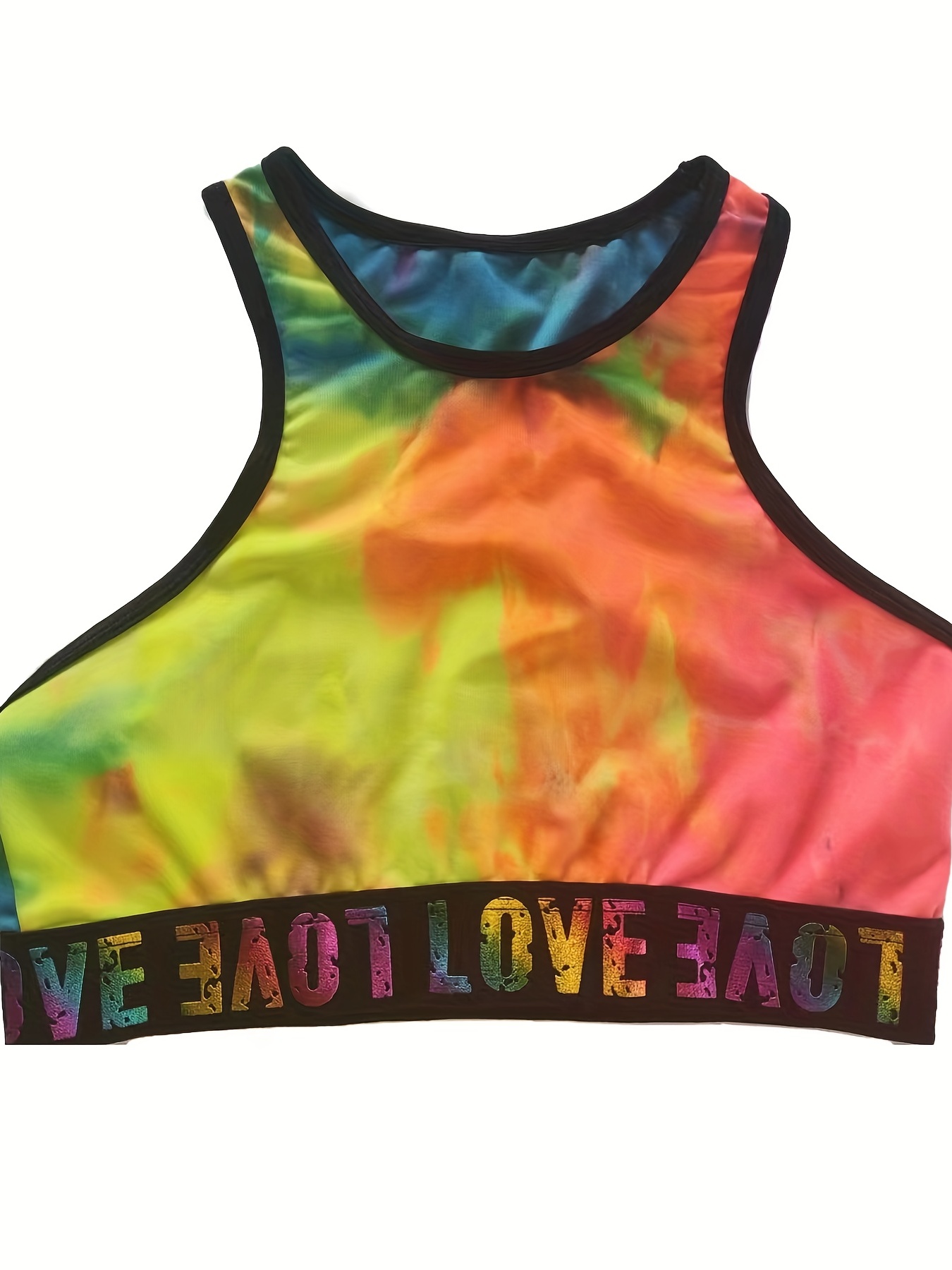 Sports Bra Tie Dye Sports Bra Multi-colored Sports Bra Tie Dye Underwear 