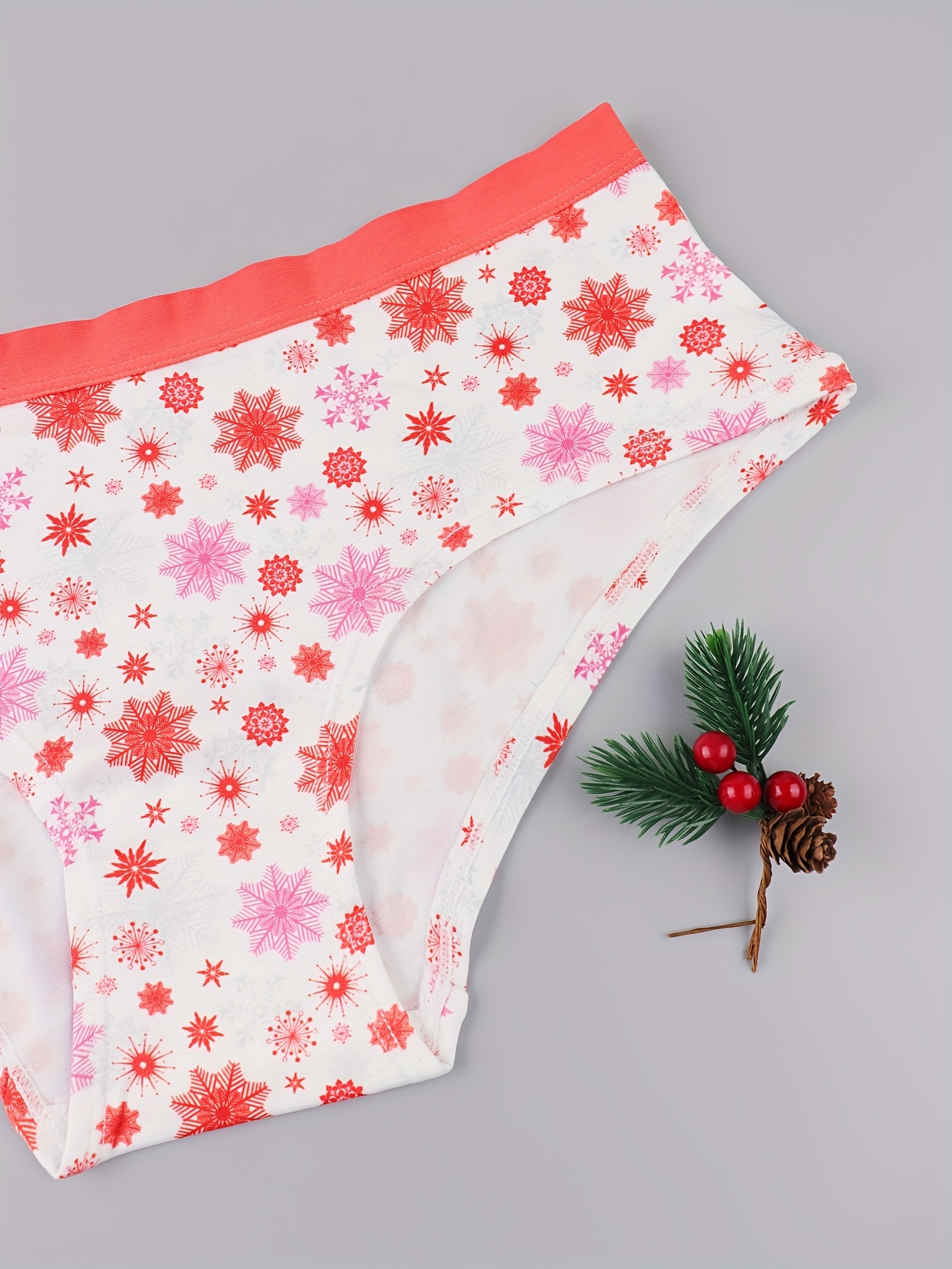 Plus Size Christmas Cute Panties Set Women's Plus Christmas - Temu Canada