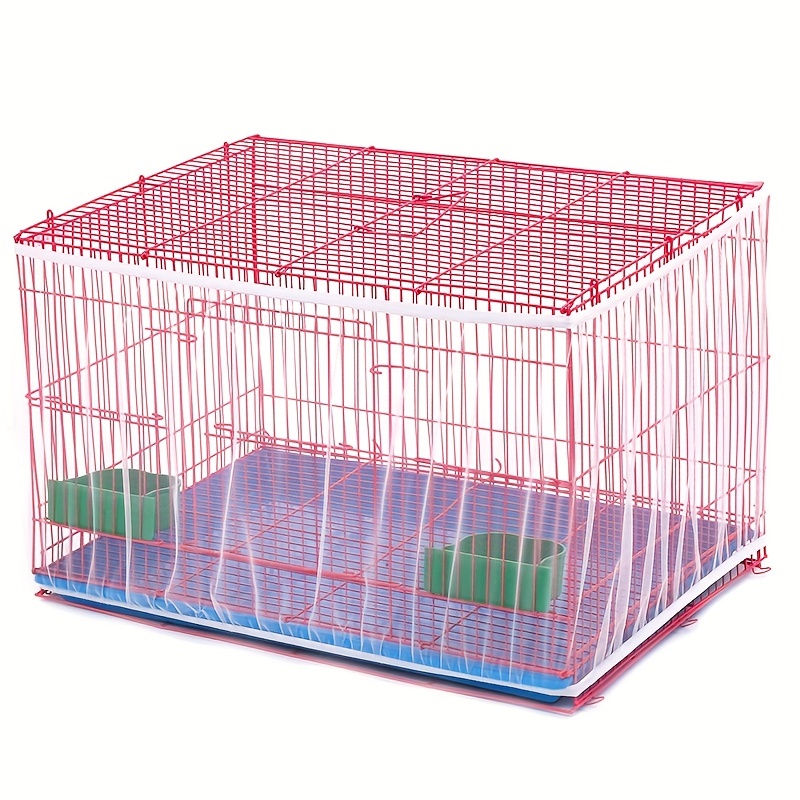 Couverture de cage à oiseaux - Filet de protection universel lavable pour  les oiseaux, housses anti-graines pour cages à oiseaux, ventilées et  étanches à la poussière, pour les oiseaux perroquets, Blue Qyro
