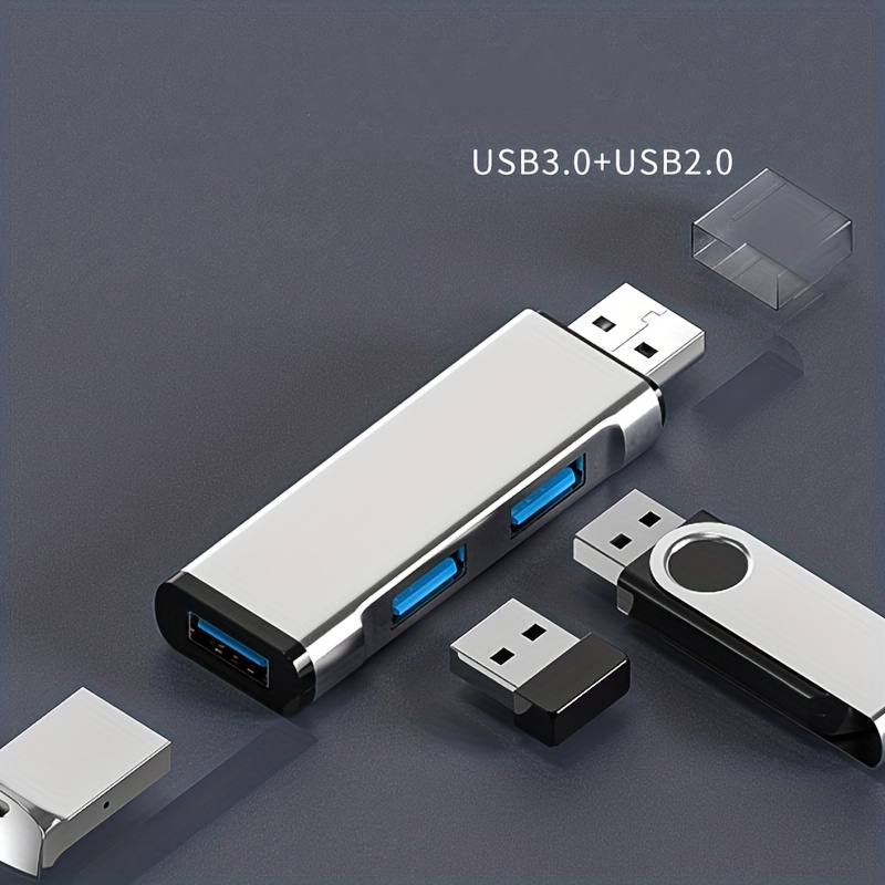LECTEUR USB V2.0 DE CARTES MEMOIRE AVEC HUB USB 3 PORTS