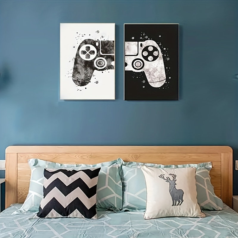 Images pour décoration murale Playstation Gamer sur toile sans cadre 40 x  60 cm : : Maison