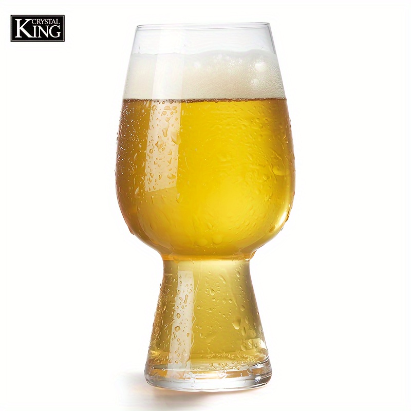 KING CRYSTAL Juego de 4 vasos de cerveza | Vasos IPA | Hecho de plomo |  Cristal libre | Vasos de cer…Ver más KING CRYSTAL Juego de 4 vasos de  cerveza