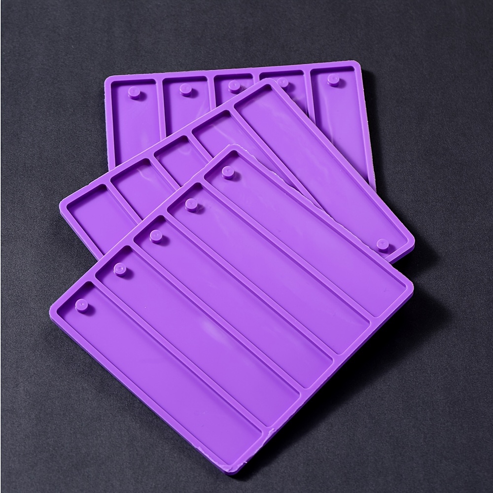 Rectangle Bookmark Silicone Mold Rectangle Bookmark Epoxy Resin Casting  Molds for DIY Epoxy Resin Crafts Making Tools