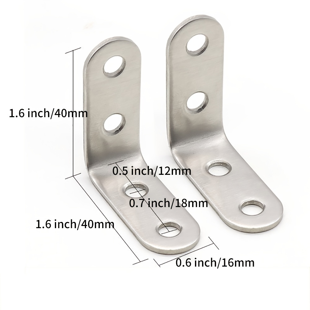 10 Pezzi Staffa Angolare In Acciaio Inossidabile Staffa A - Temu Italy