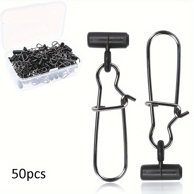 Fishing Terminal Tackle Sinker Slide with Duo Snap Lock Line Connector 25  Pcs