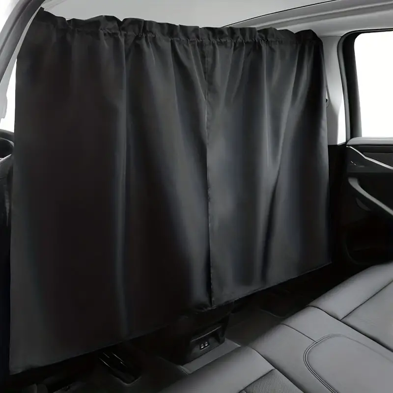 Black Car Front And Rear Partition Curtain, In-car Middle Shade Curtain,  Commercial Vehicle Air Conditioning Privacy Curtain Shade Curtain