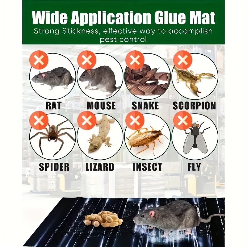 Sticky Mouse Trap Sticky Rat Traps Glue Traps Roach Traps Indoor 24 Inch  Pest Control Traps for Trapping Snakes Rats Spiders Roaches in Restaurant