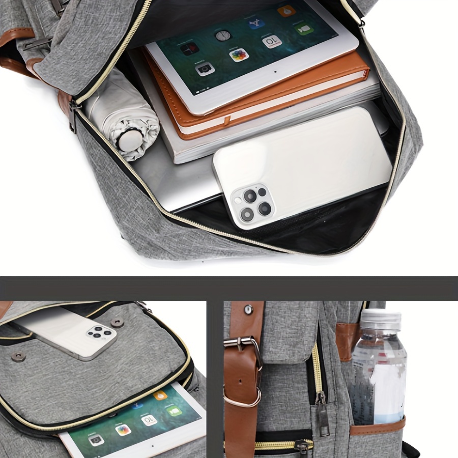 3pcs Casual Travel Backpack Computer School Bag