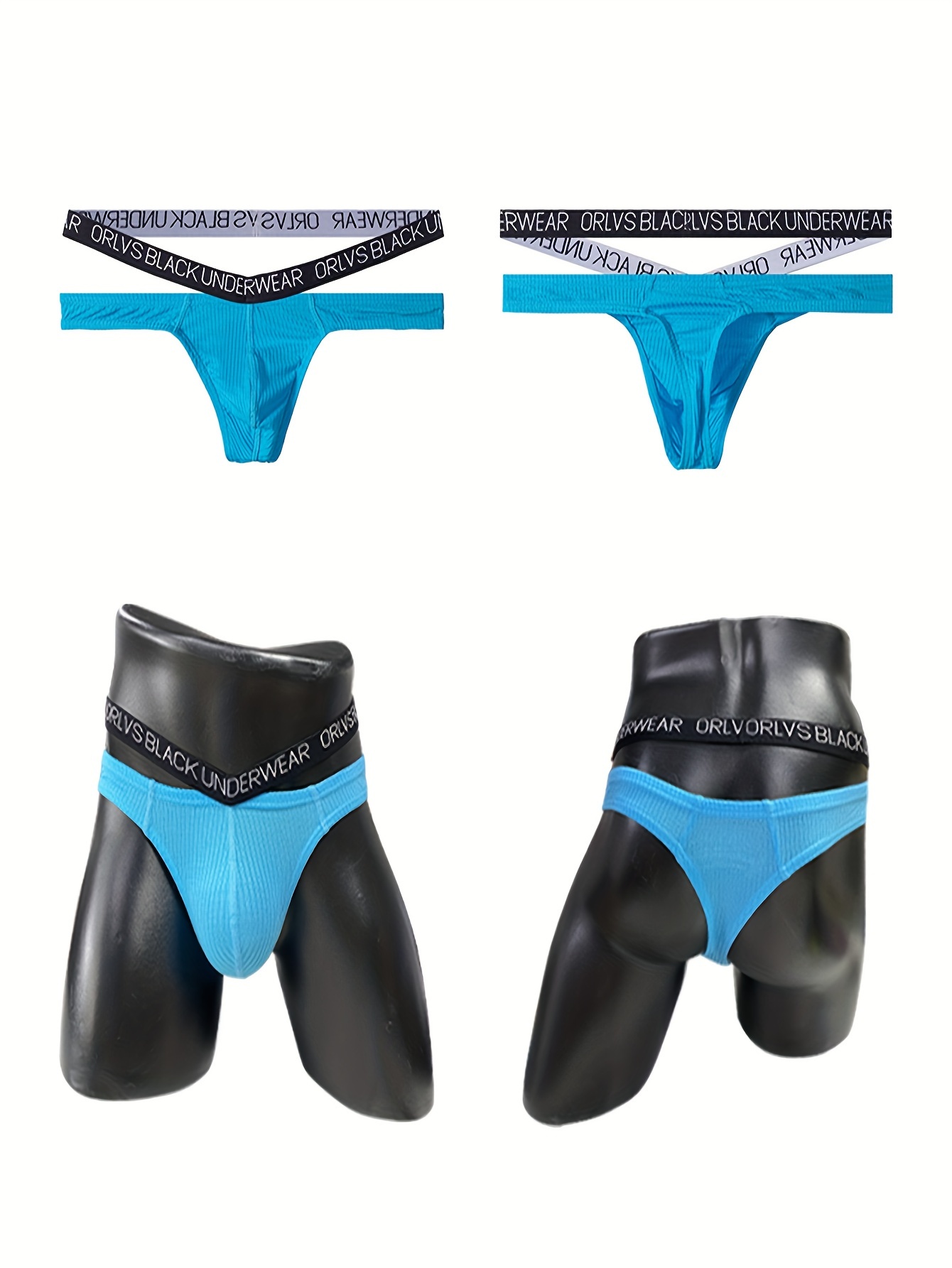 Men's Fashion Sexy Low Waist Thongs Underwear Tanga Thongs - Temu