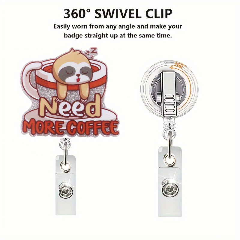 Funny Valentine's Day Badge Reel Retractable ID Holder Healthcare
