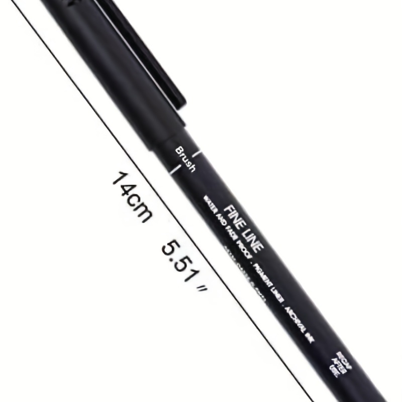 13 Pcs Micro Line Pens, Black Waterproof Ink Calligraphy Marker Pen for