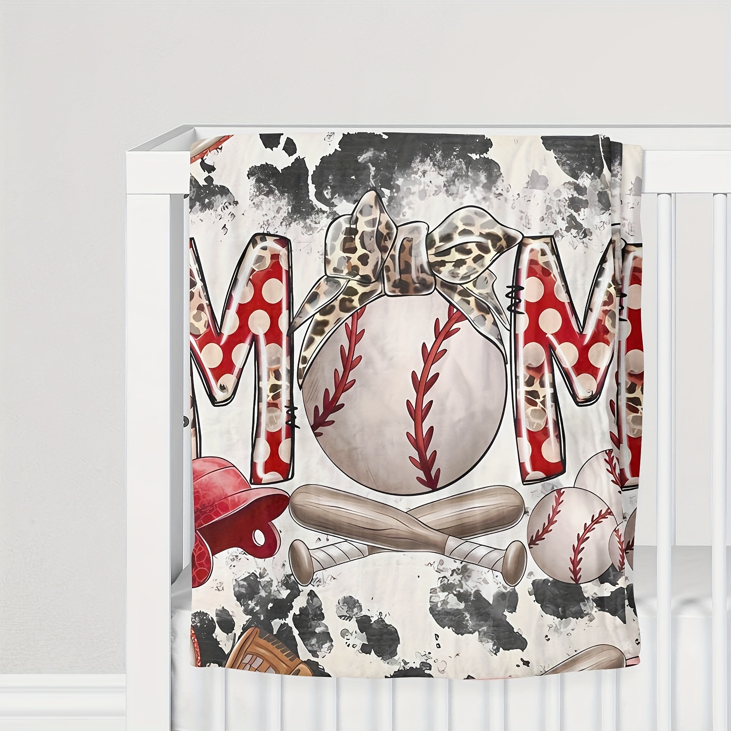 Baseball discount mom blanket