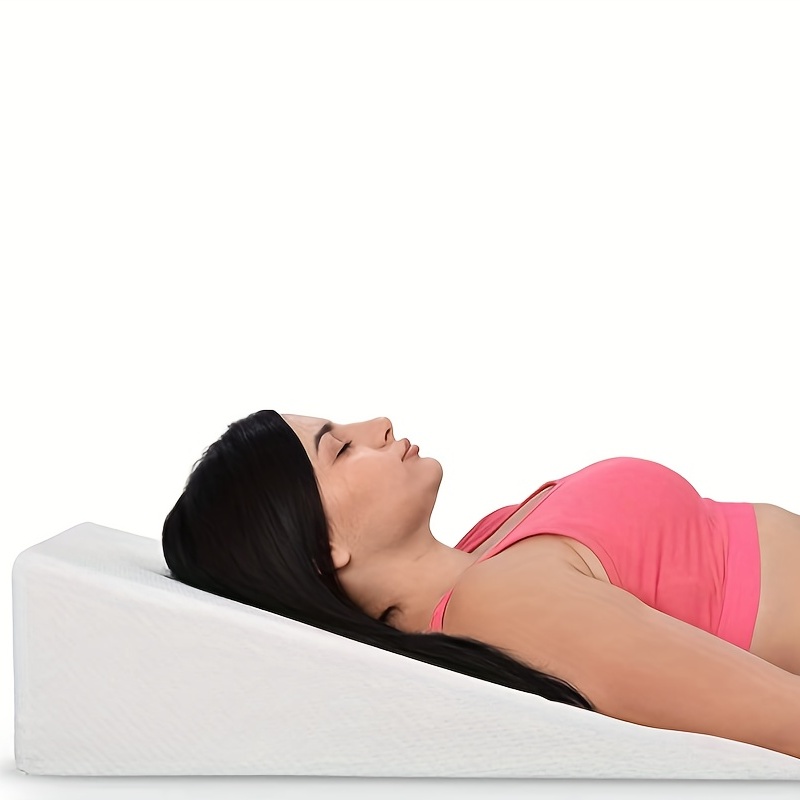 Almohada cuña antireflujo 🛌 ✓ y cuña para colchones. LAS 3 MEJORES y los  beneficios de dormir ASÍ 